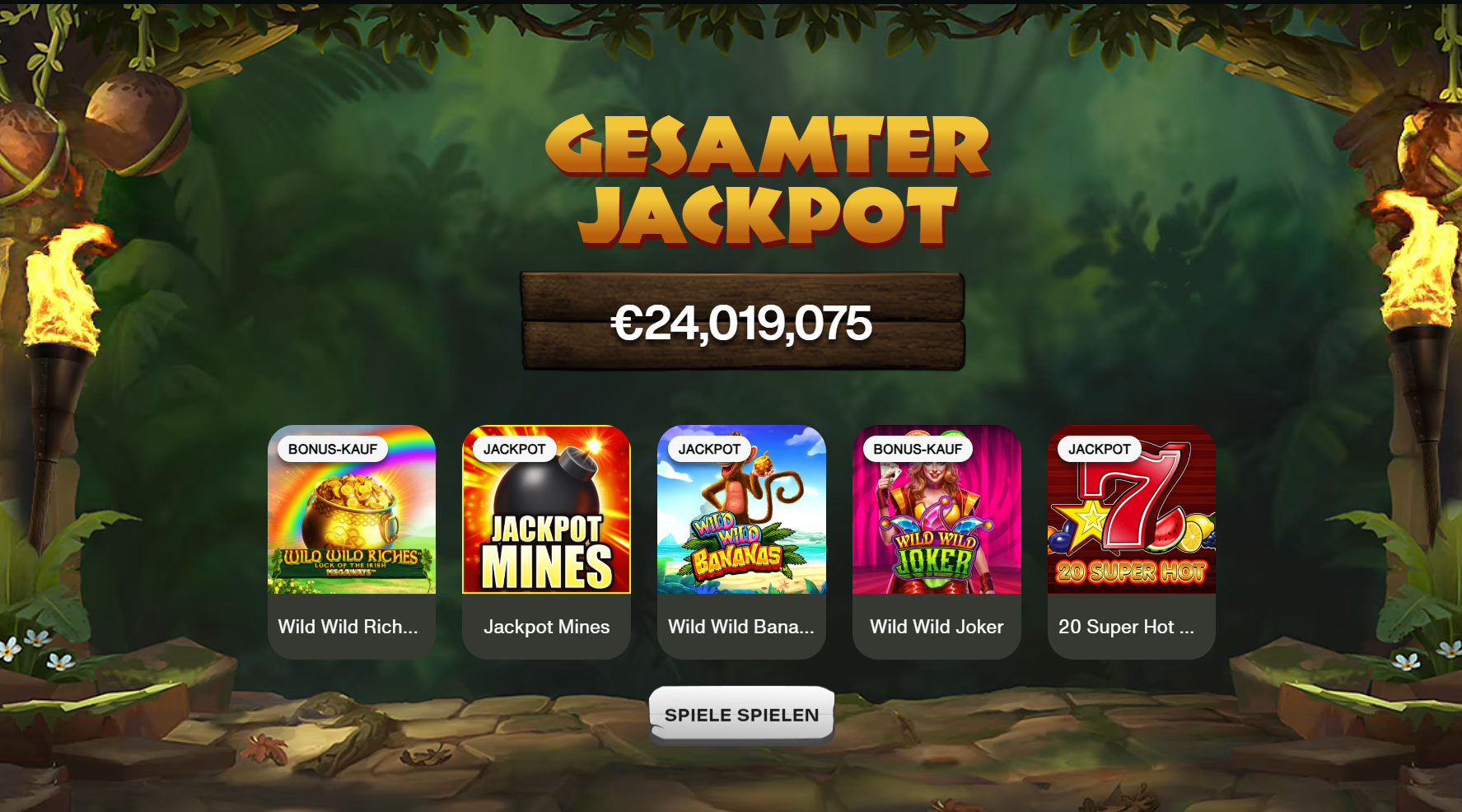 Cashwin Jackpot Spiele